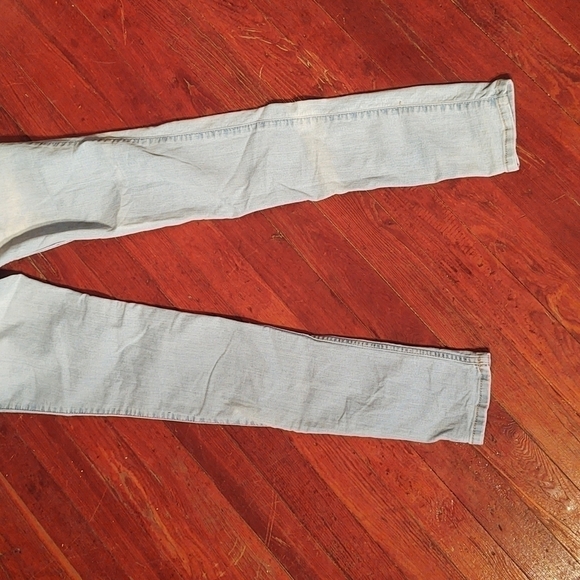 Hollister Light Wash Skinny Jeans Sz 3L/W 26 L 33 - Picture 8 of 9